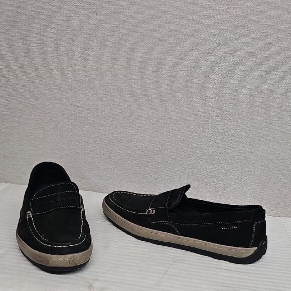 COLE HAAN CLAUDE MENS SUEDE PENNY LOAFERS BFPM-05-051 - Picture 1 of 10